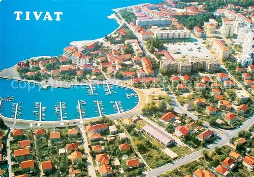 AK / Ansichtskarte Tivat_Montenegro Fliegeraufnahme 