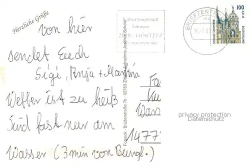 AK / Ansichtskarte Kollm_Quitzdorf_Sachsen Ortseingang Landhotel Zum Heideberg Schloss Stausee 