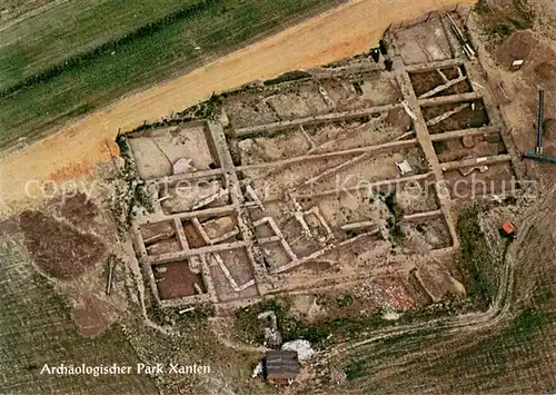 AK / Ansichtskarte Xanten Archaeologischer Park Xanten Fliegeraufnahme Xanten