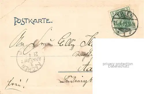 AK / Ansichtskarte Trier Hauptmarkt Trier