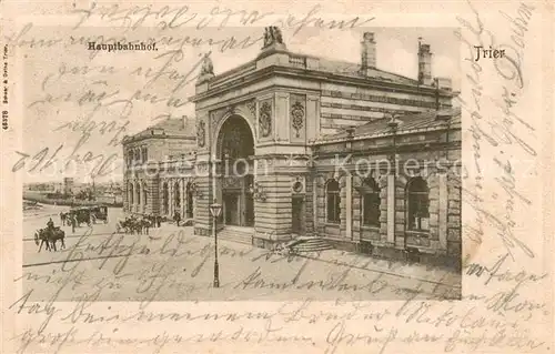 AK / Ansichtskarte Trier Hauptbahnhof Trier
