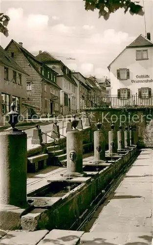 AK / Ansichtskarte Beerfelden_Odenwald Muemlingquelle Gaststaette Brunnenstube Beerfelden Odenwald