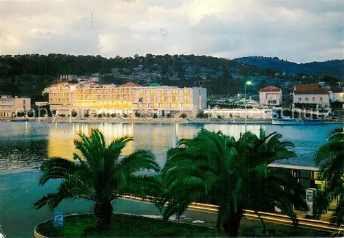 AK / Ansichtskarte Vela_Luka_Croatia Hafenort Insel Korcula Palmen Hotel 