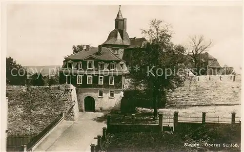 AK / Ansichtskarte Siegen__Westfalen Oberes Schloss 