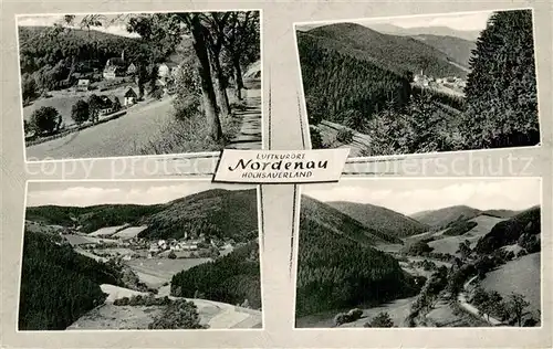 AK / Ansichtskarte Nordenau Panorama Luftkurort Landschaft Nordenau