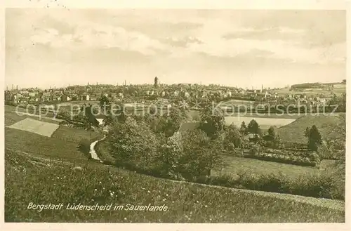 AK / Ansichtskarte Luedenscheid Panorama Bergstadt Luedenscheid