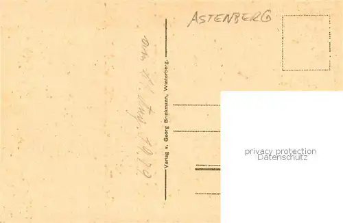 AK / Ansichtskarte Neuastenberg Lennequelle auf dem Astenberg Neuastenberg