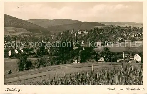 AK / Ansichtskarte Bad_Berleburg Panorama Blick vom Reifelscheid Bad_Berleburg