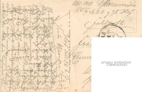 AK / Ansichtskarte Hof_Cham Stadtansicht mit Kirche Feldpost Hof_Cham