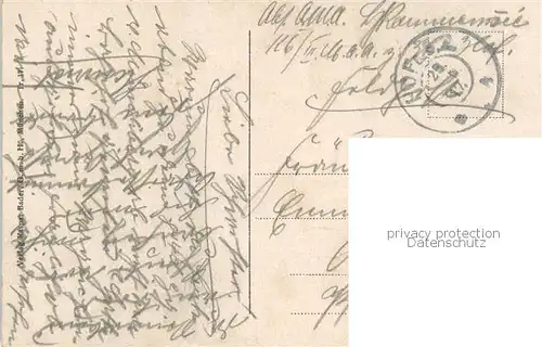 AK / Ansichtskarte Hof_Cham Rathaus Kirche Feldpost Hof_Cham