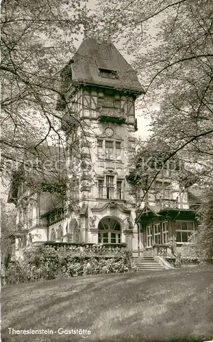 AK / Ansichtskarte Hof_Saale Theresienstein Gaststaette Hof_Saale