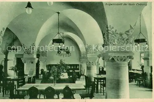 AK / Ansichtskarte Coburg Burgwirtschaft der Veste Coburg