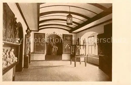 AK / Ansichtskarte Coburg Veste Skulpturenraum I Coburg