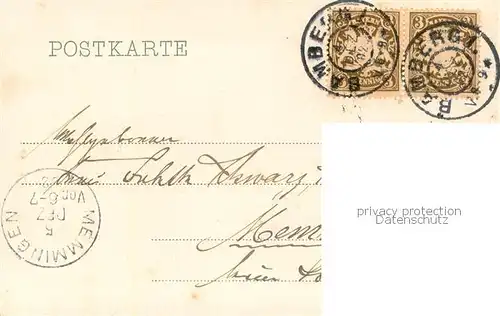 AK / Ansichtskarte Bamberg Altenburg Bamberg