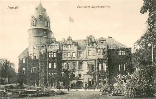 AK / Ansichtskarte Detmold Fuerstliches Residenzschloss Detmold