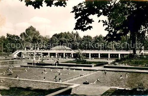 AK / Ansichtskarte Werne Langern_Unna Warmquellen Sole Freibad 