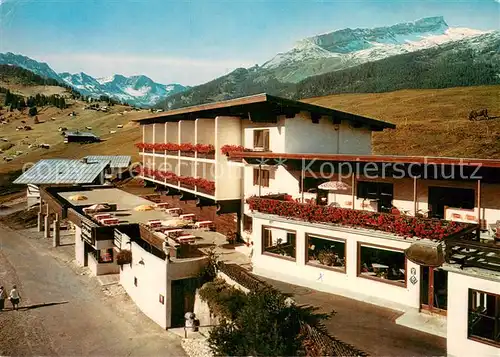 AK / Ansichtskarte Riezlern_Kleinwalsertal_Vorarlberg Hotel Terrassencafe Erlebach Riezlern_Kleinwalsertal