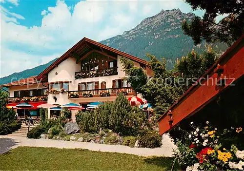 AK / Ansichtskarte Garmisch Partenkirchen Hotel Almhuette am Suedhang des Kramers Garmisch Partenkirchen