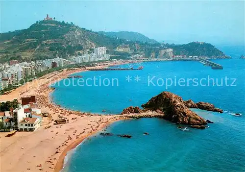 AK / Ansichtskarte Blanes_ES Costa Brava Fliegeraufnahme 