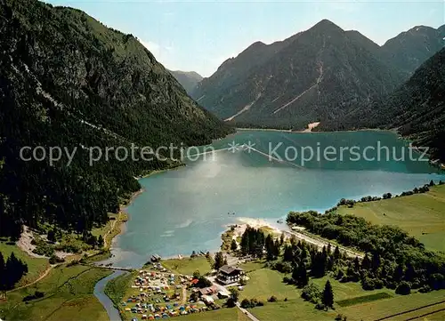 AK / Ansichtskarte Heiterwang Heiterwangersee Hotel Fischer am See Fliegeraufnahme Heiterwang