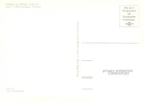 AK / Ansichtskarte Doellach_Kaernten mit Schobergruppe Doellach_Kaernten