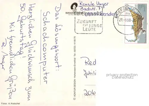 AK / Ansichtskarte Hohenstein Ernstthal Sachsenring Rennstrecke Teilansichten Hohenstein Ernstthal