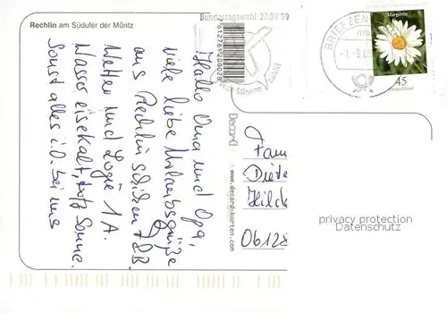 AK / Ansichtskarte Rechlin am Suedufer der Mueritz Rechlin