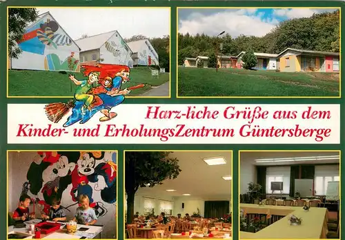 AK / Ansichtskarte Guentersberge Kinder und Erholungszentrum Teilansichten Bungalows Guentersberge