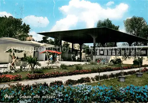 AK / Ansichtskarte Grado_Gorizia_IT Entrata alla spiaggia 