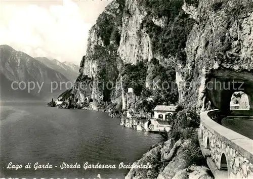 AK / Ansichtskarte Lago_di_Garda Strada Gardesana Occidentale Lago_di_Garda