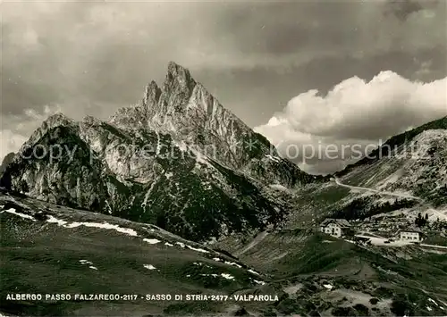 AK / Ansichtskarte Passo_Falzarego_IT Albergo Passo Falzarego Sasso di Stria Valparola 
