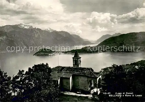 AK / Ansichtskarte Bellagio_Lago_di_Como_IT e Ramo di Lecco 