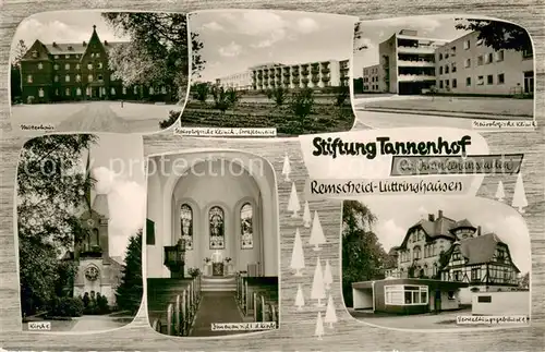 AK / Ansichtskarte Luettringhausen_Remscheid Stiftung Tannenhof Ev. Krankenanstalten 