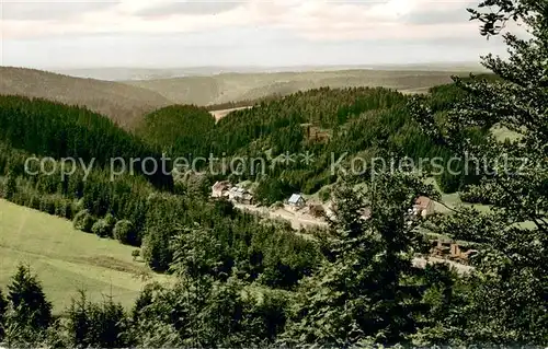 AK / Ansichtskarte Geroldsgruen Landschaftspanorama Frankenwald Blick vom Abendfrieden Geroldsgruen
