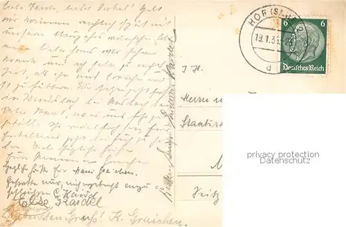 AK / Ansichtskarte Hof_Saale Altstadt Kirche Hof_Saale