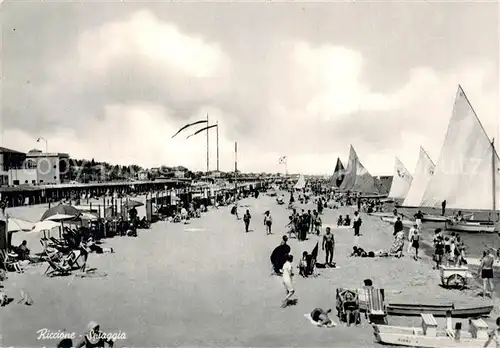 AK / Ansichtskarte Riccione_Rimini_IT Spiaggia 