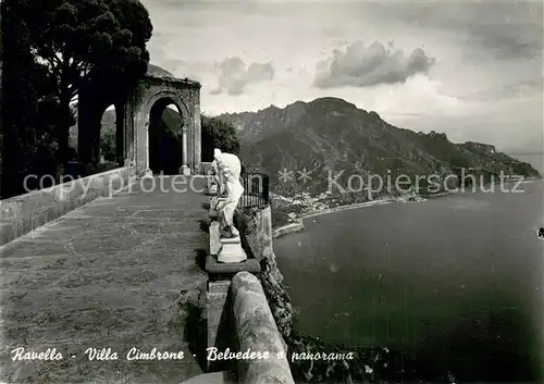 AK / Ansichtskarte Ravello_Amalfikueste Villa Cimbrone Belvedere e panorama 