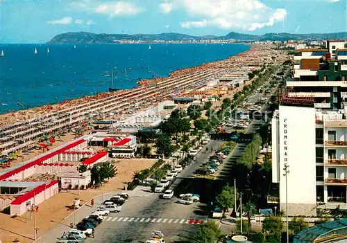 AK / Ansichtskarte Riccione_Rimini_IT Panorama col monte di Gabicce 