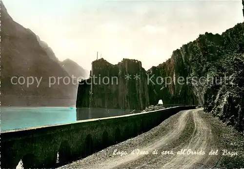 AK / Ansichtskarte Lago_d_Iseo_IT di sera all Orrido del Bogn 