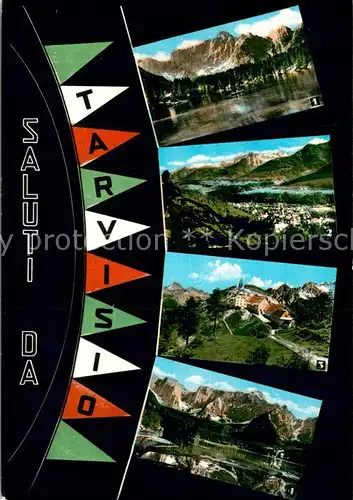 AK / Ansichtskarte Tarvisio_IT Vista parcial Lago di Fusine Torvisio Mte S Luzzari  