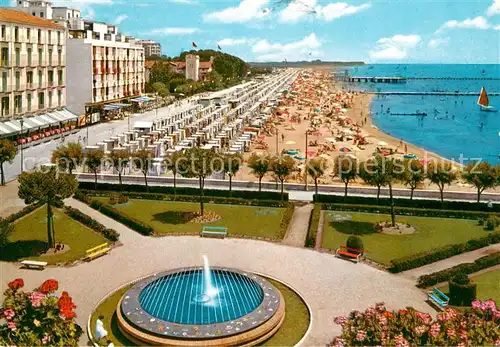 AK / Ansichtskarte Grado_Gorizia_IT La Spiaggia vista dalla Villa Marchesini 