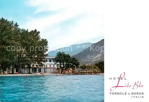 AK / Ansichtskarte Torbole_Lago_di_Garda_IT Hotel Lido Blu 