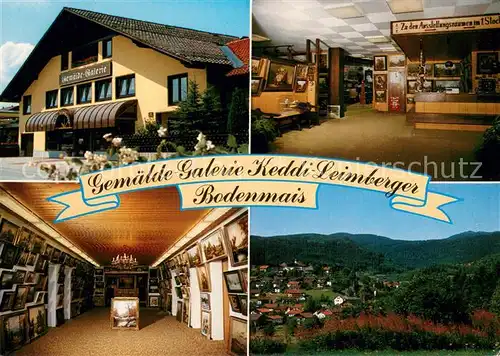 AK / Ansichtskarte Bodenmais Gemaelde Galerie Keddi Leimberger Details Panorama Bodenmais