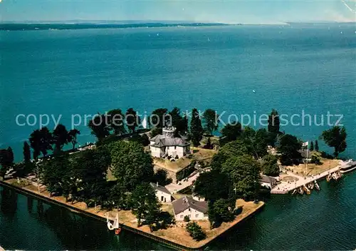 AK / Ansichtskarte Steinhuder_Meer_Wunstorf Insel Wilhelmstein Fliegeraufnahme 