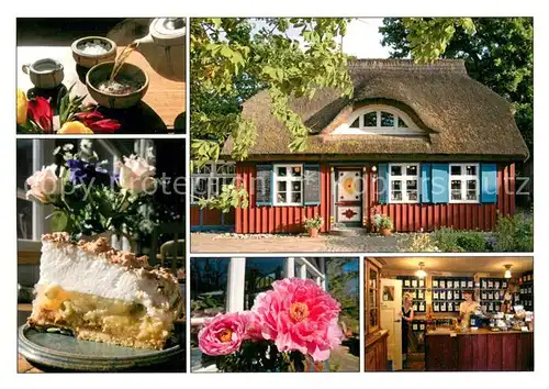 AK / Ansichtskarte Prerow_Ostseebad Teeschale Teestube und Laden Prerow_Ostseebad