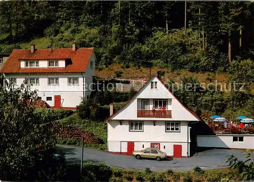AK / Ansichtskarte Bad_Peterstal Griesbach Haus Bergfrieden mit Gaestehaus Bad_Peterstal Griesbach