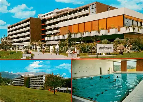 AK / Ansichtskarte Durbach Staufenburg Klinik Hallenbad Durbach