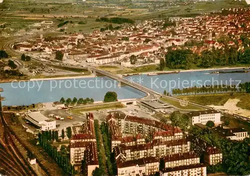 AK / Ansichtskarte Kehl_Rhein Fliegeraufnahme Kehl_Rhein