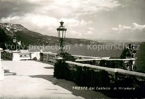 AK / Ansichtskarte Trieste_IT dal Castello di Miramare 