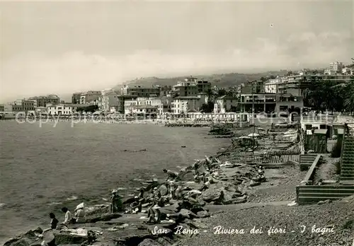 AK / Ansichtskarte San_Remo I bagni San_Remo